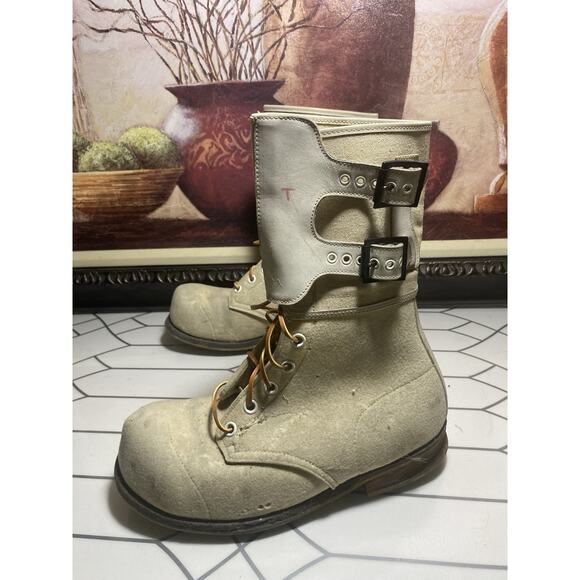 WW US Military Extreme Cold Weather Wool Double Buckle Boots 11.5 main image 4